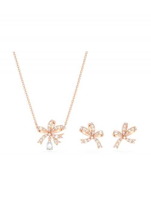 סט שרשרת ועגילים מבית SWAROVSKI קולקציית VOLTA דגם 5661680