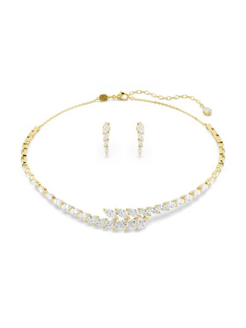 סט שרשרת ועגילים מבית SWAROVSKI קולקציית Mesmera דגם 5764868