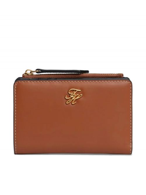 TH SCRIPT LEATHER BIFOLD