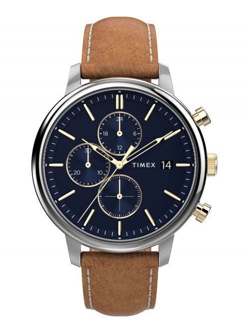 שעון יד לגבר של Timex מקולקציית CHICAGO דגם TW2U39000